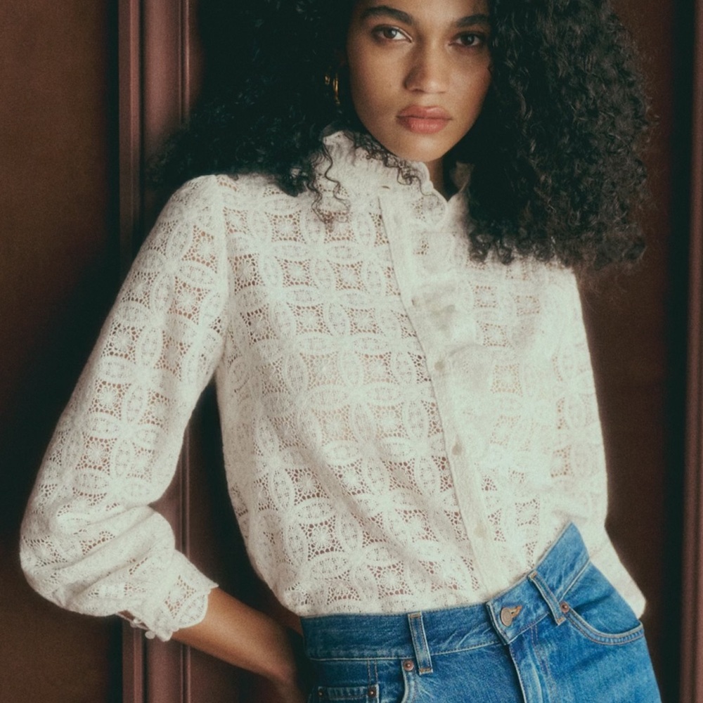 Sézane Chlo Blouse size 38